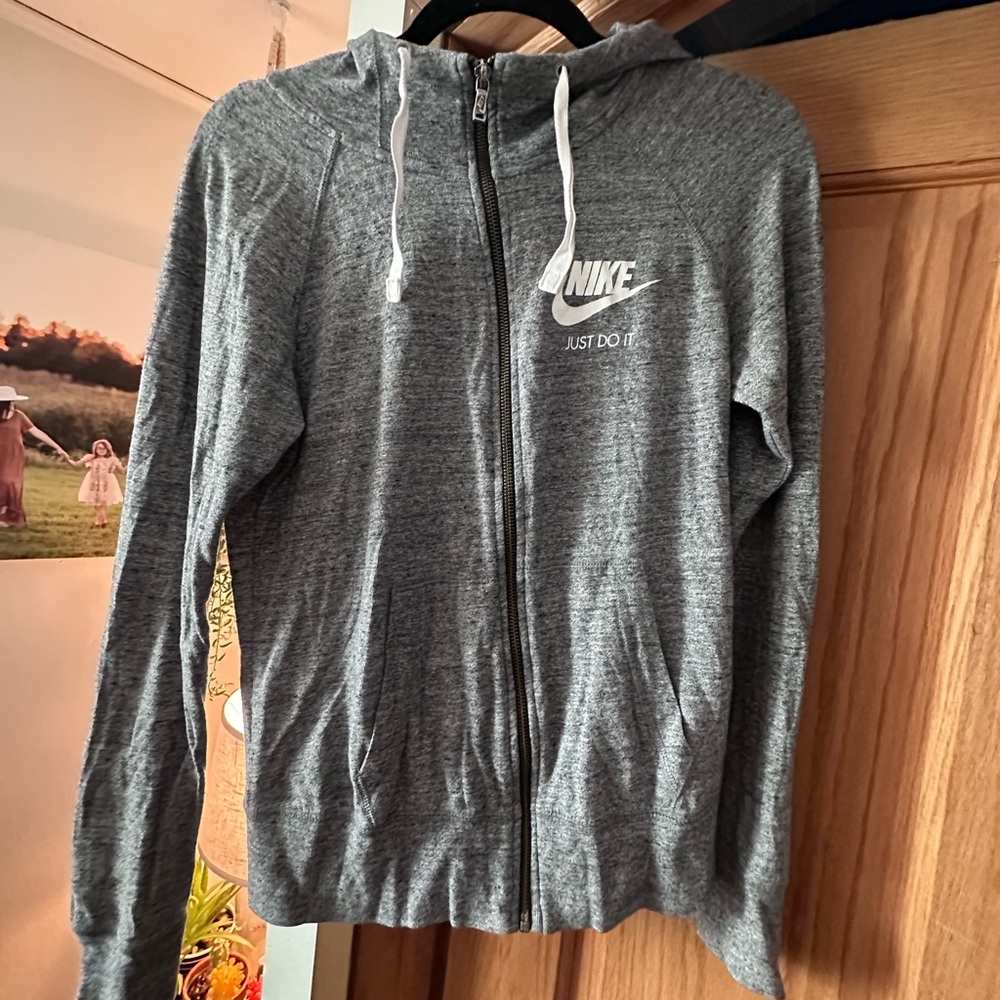 Nike zip up sweater